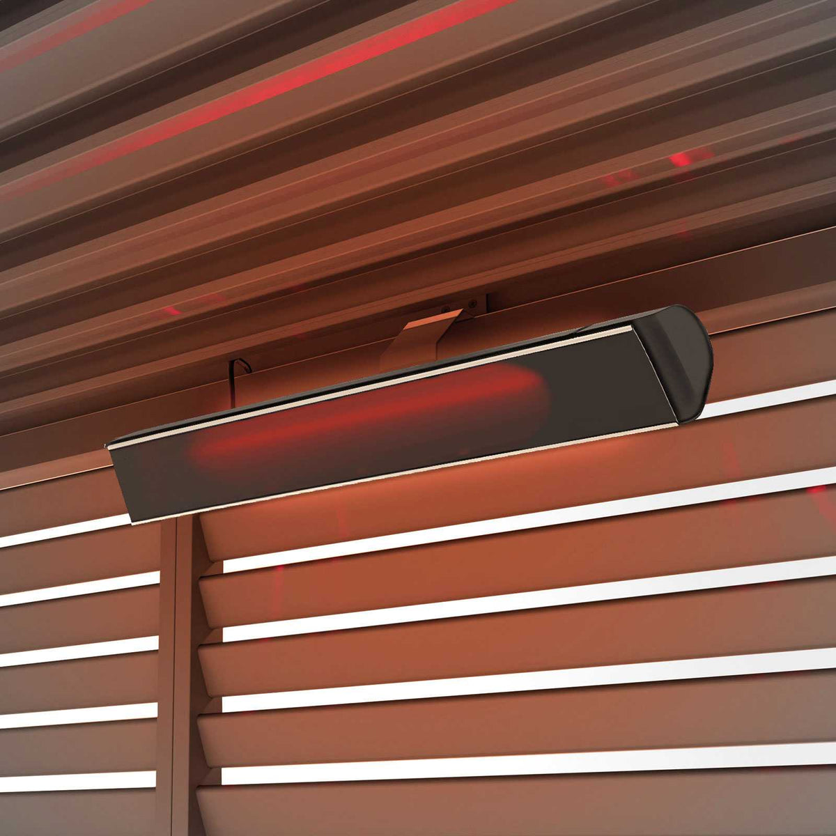 Nova Zesti Beam-Mounted Pergola Heater With Remote