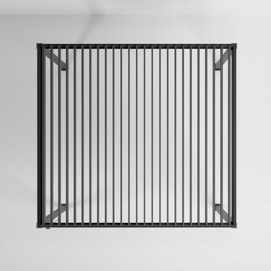 Nova - Titan Freestanding Aluminium Pergola - 3.6m x 3m Rectangular - Grey