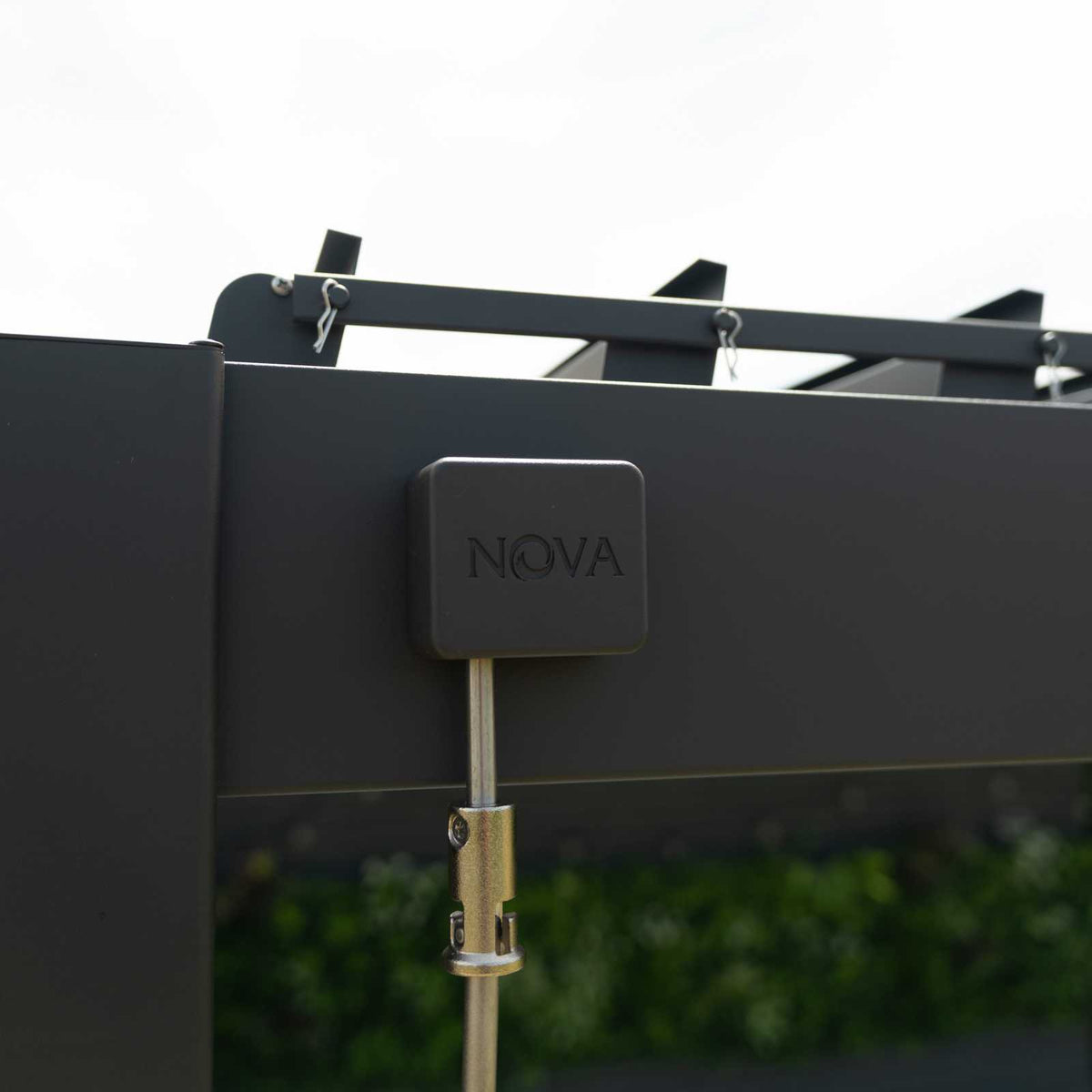 Nova - Titan Freestanding Aluminium Pergola - 6m x 3m Rectangular - Grey