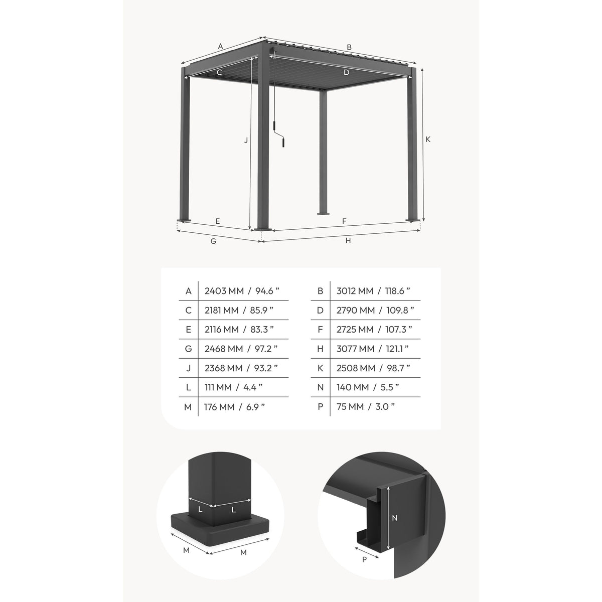 Pergola Schematics