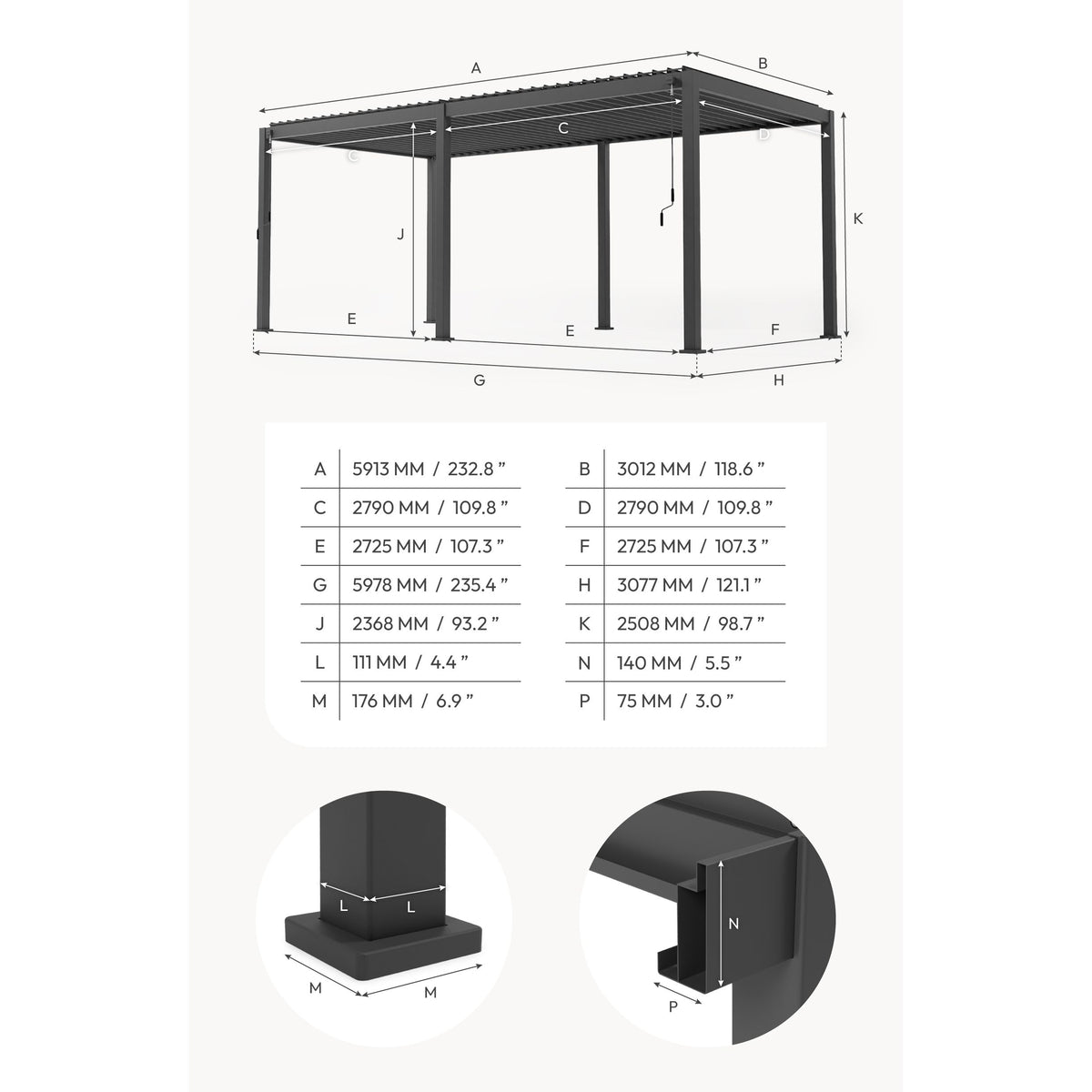 Pergola Schematics