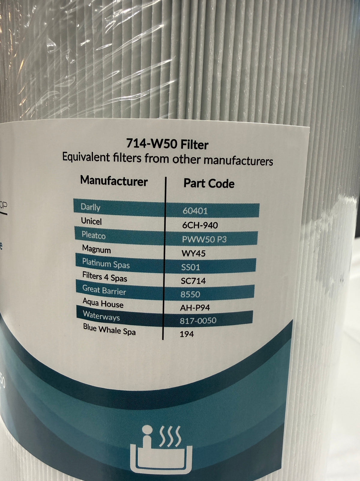Hot Tub Filter SC714 - PWW50 - 60401 - WY45 - SS01 -  FWS01 + MANY MORE