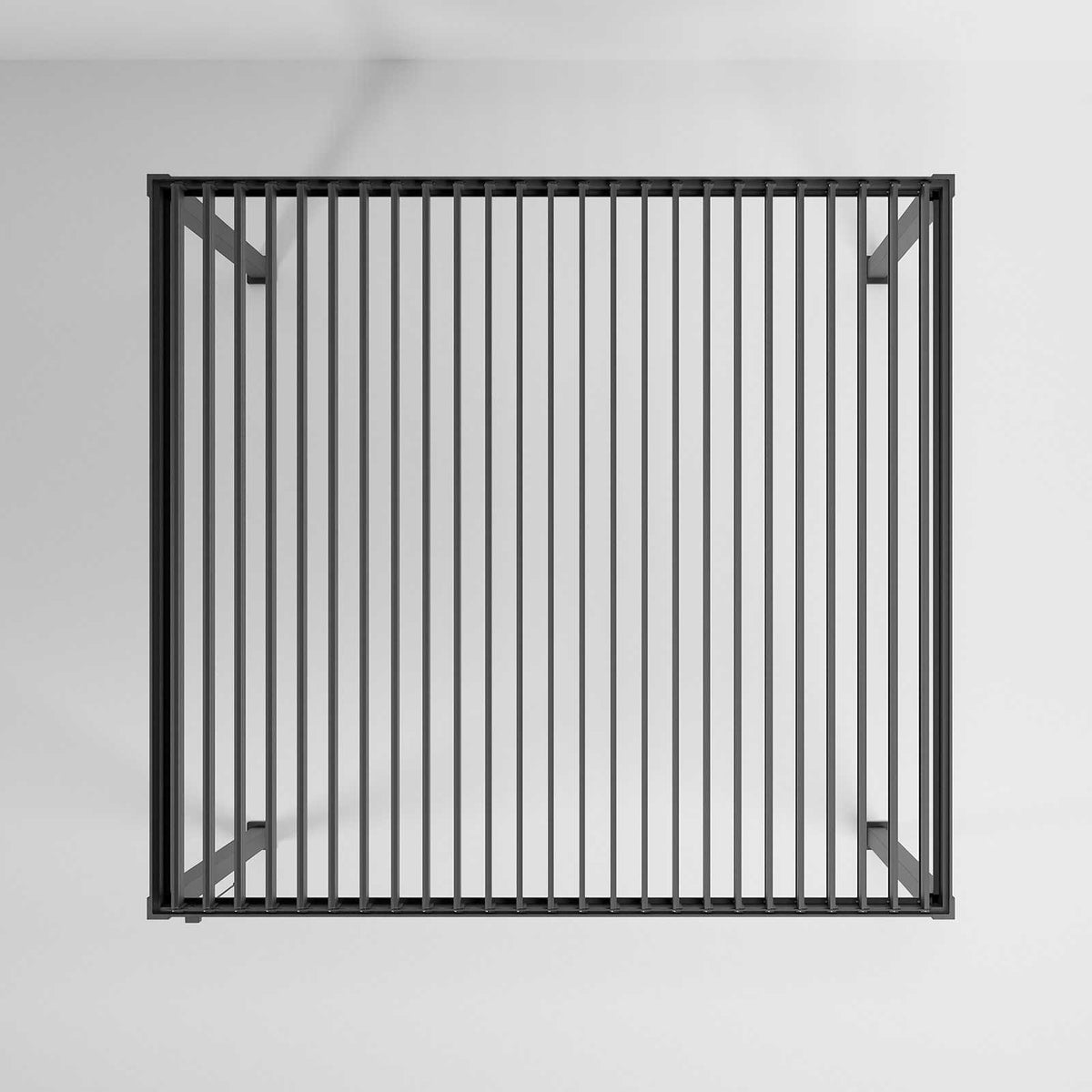 Nova - Titan Freestanding Aluminium Pergola - 3.6m x 3m Rectangular - Grey