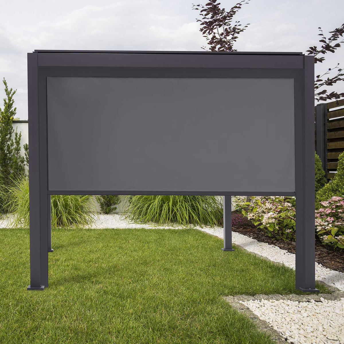 Pull Down Pergola Privacy Screens