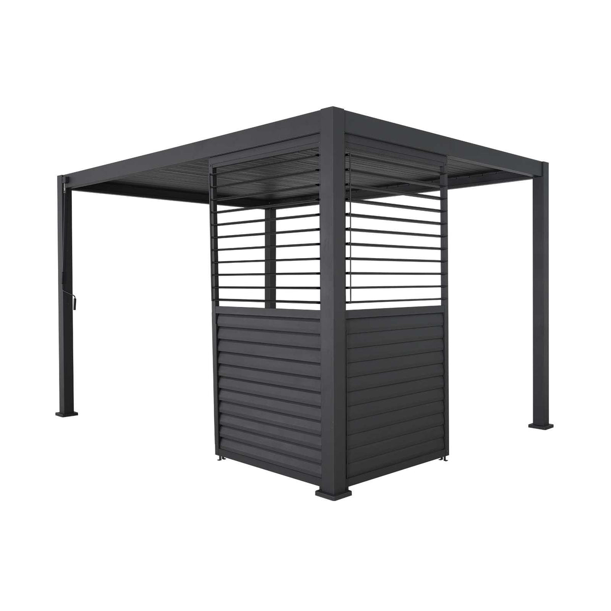 Adjustable Horizontal Louvered Aluminium Panels