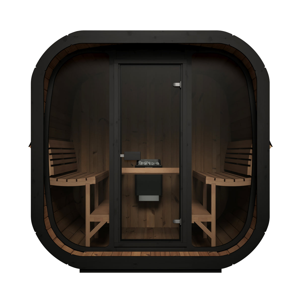 ThermoZen L Outdoor Sauna - 6 Person - Including Heater