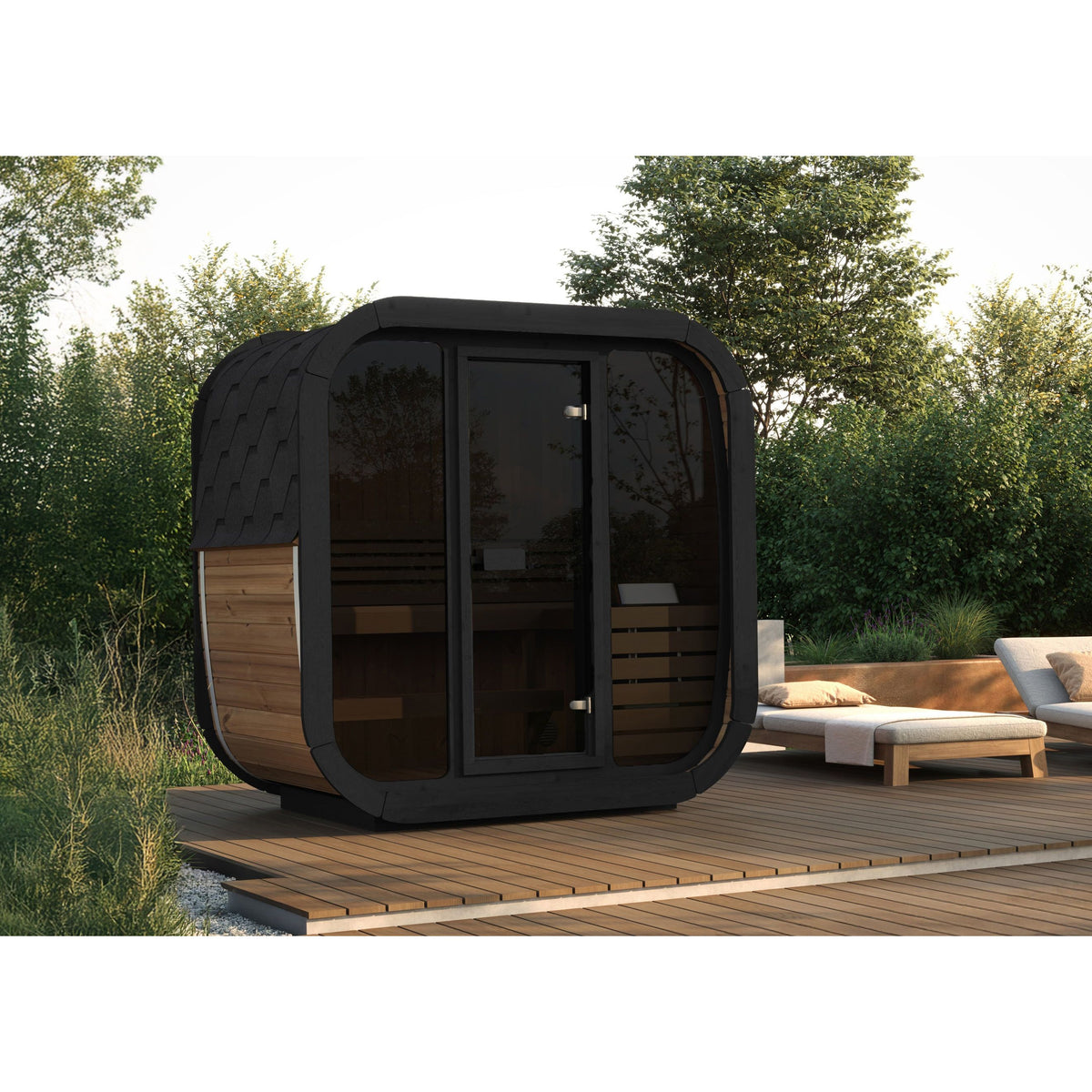 ThermoZen S Outdoor Sauna - 3 Person - Including Heater