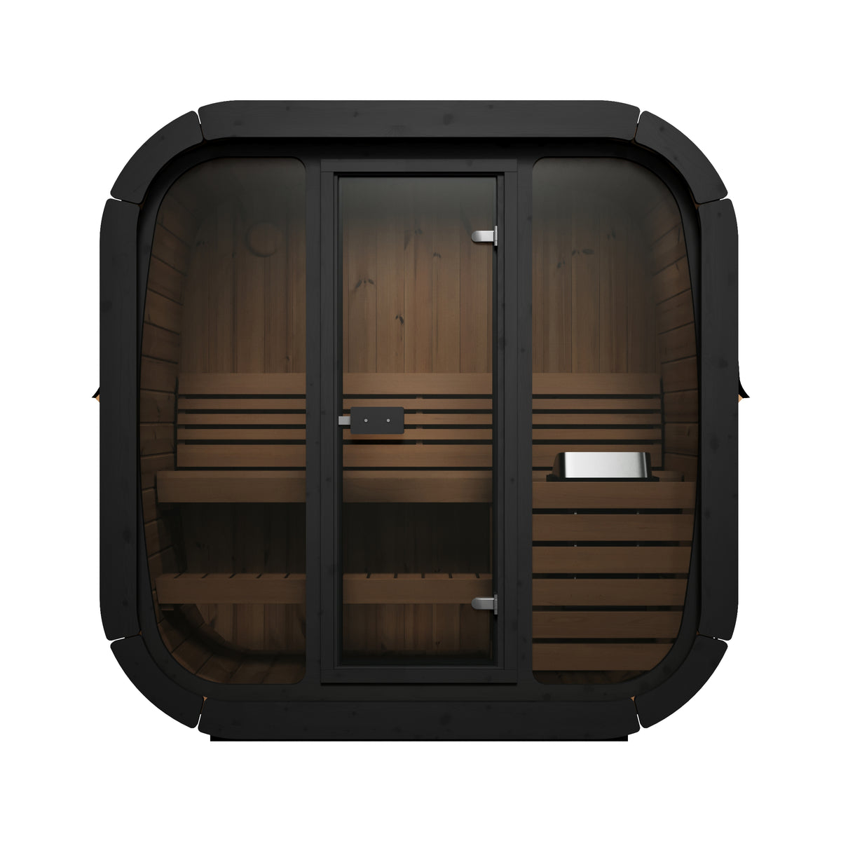 ThermoZen S Outdoor Sauna - 3 Person - Including Heater