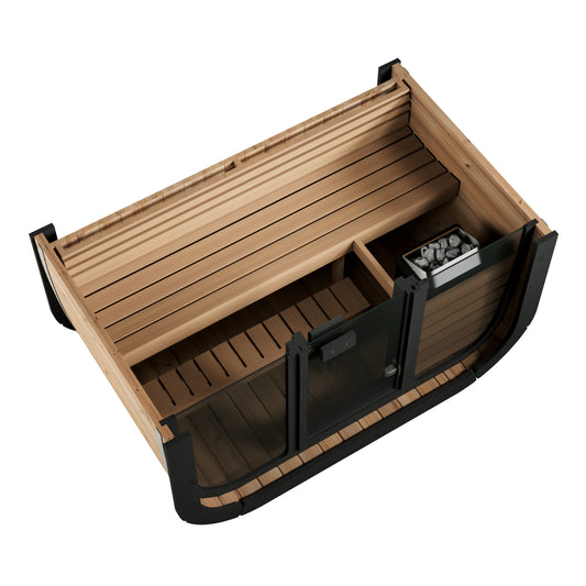 ThermoZen S Outdoor Sauna - 3 Person - Including Heater