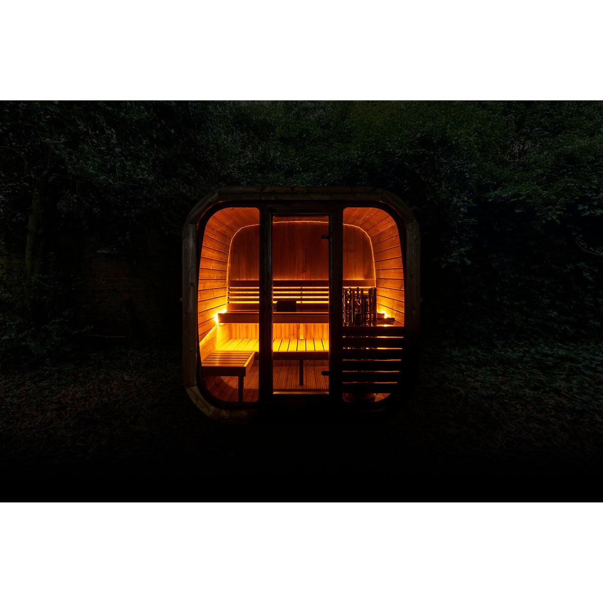 ThermoZen M Outdoor Sauna - 4 Person - Including Heater