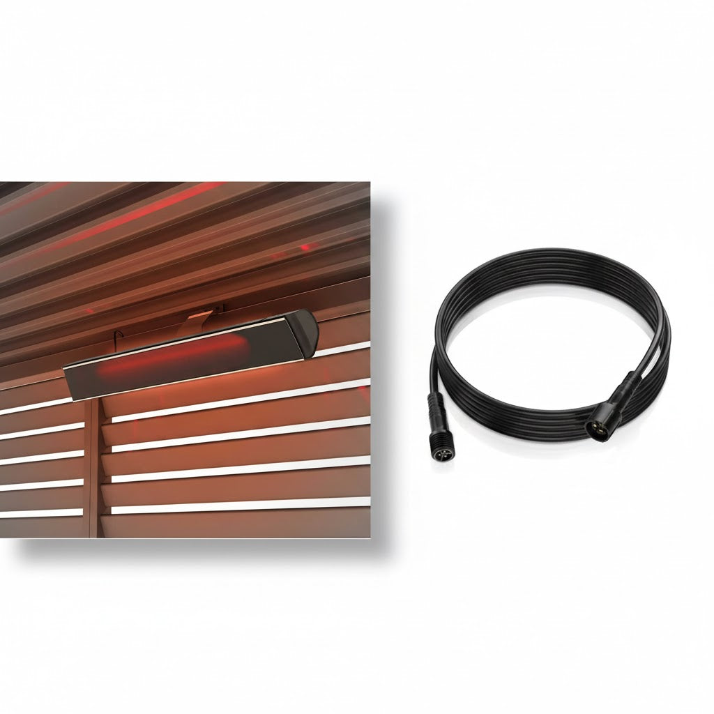 Nova Zesti Beam-Mounted Pergola Heater With Remote
